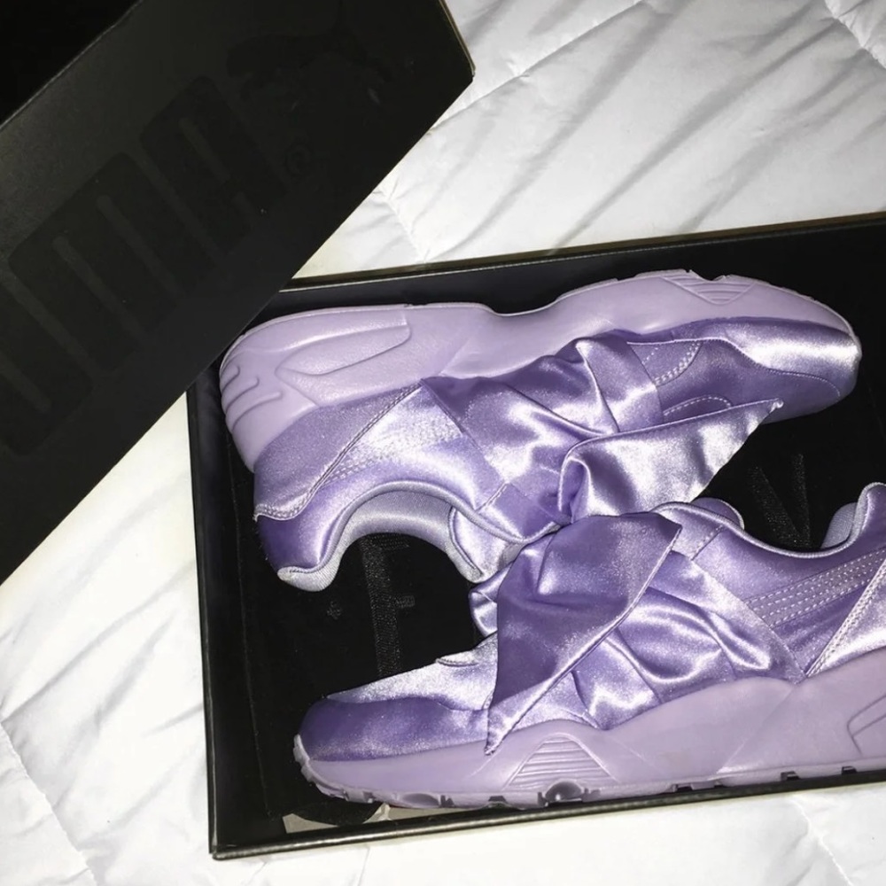 Rhianna Puma Fenty satin sneakers